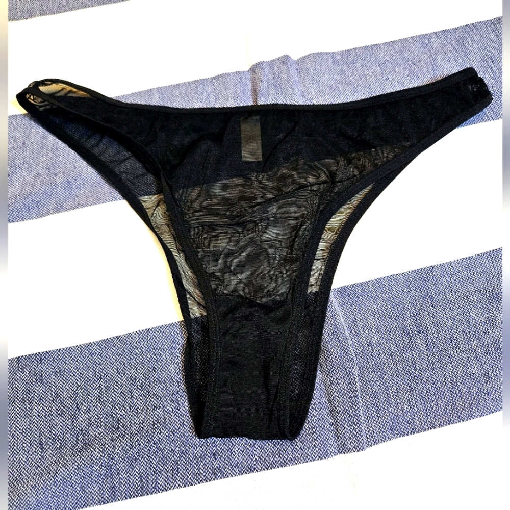 🎉 3 For $15 🎉 Blush × Mei Pang mesh high cut cheeky panty L